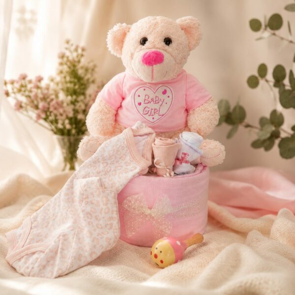 Girl Nappy Cake