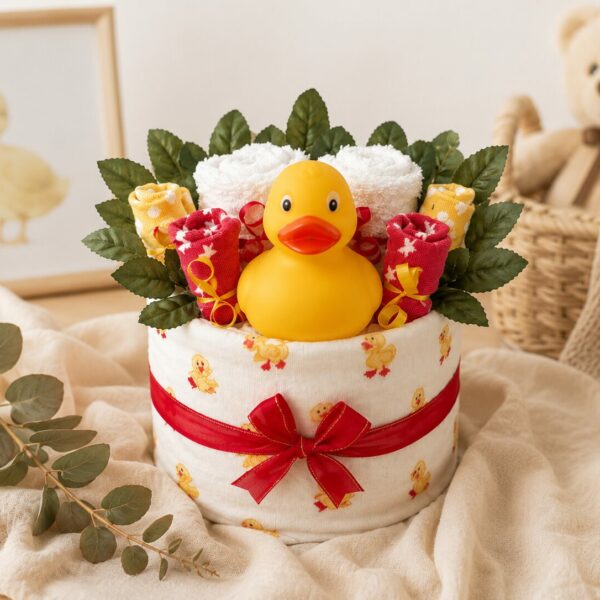 Ducky Nappy Cake
