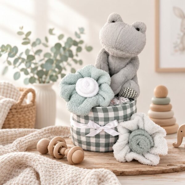 Froggy Nappy Cake