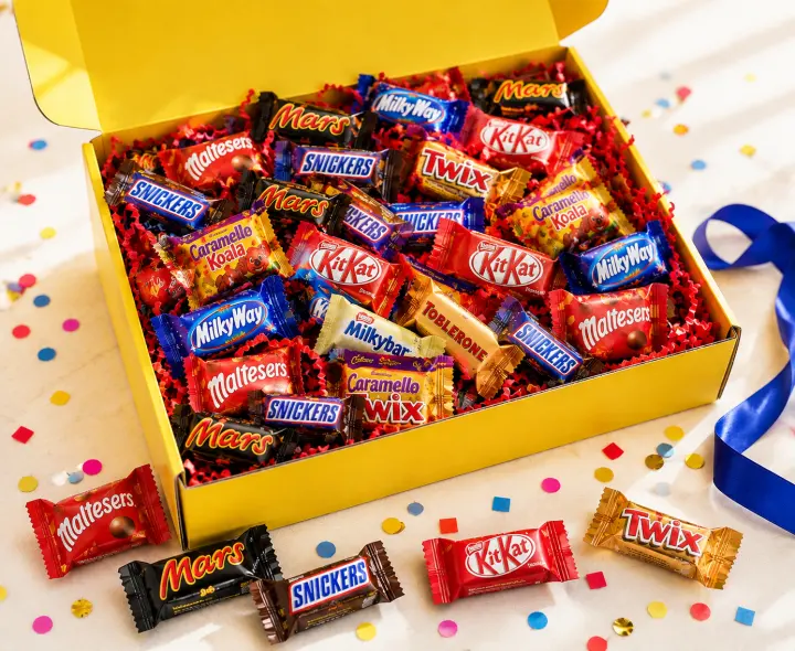 Funky Chocky gift box of chocolate bars