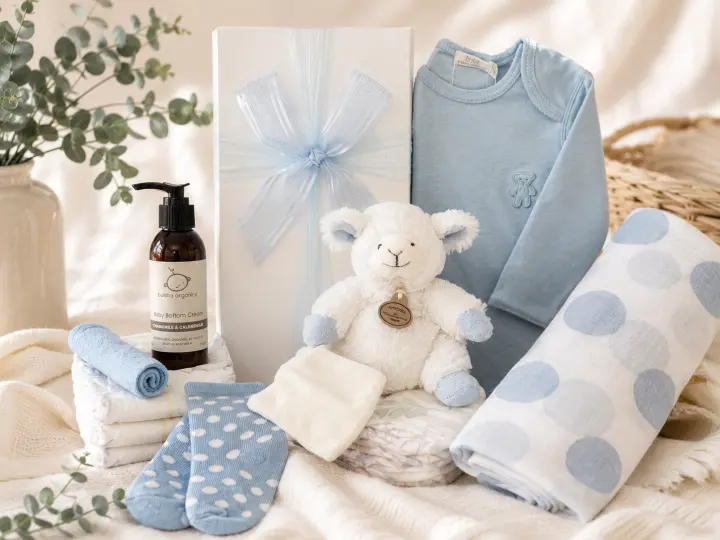 Snuggle Baby Boy Hamper